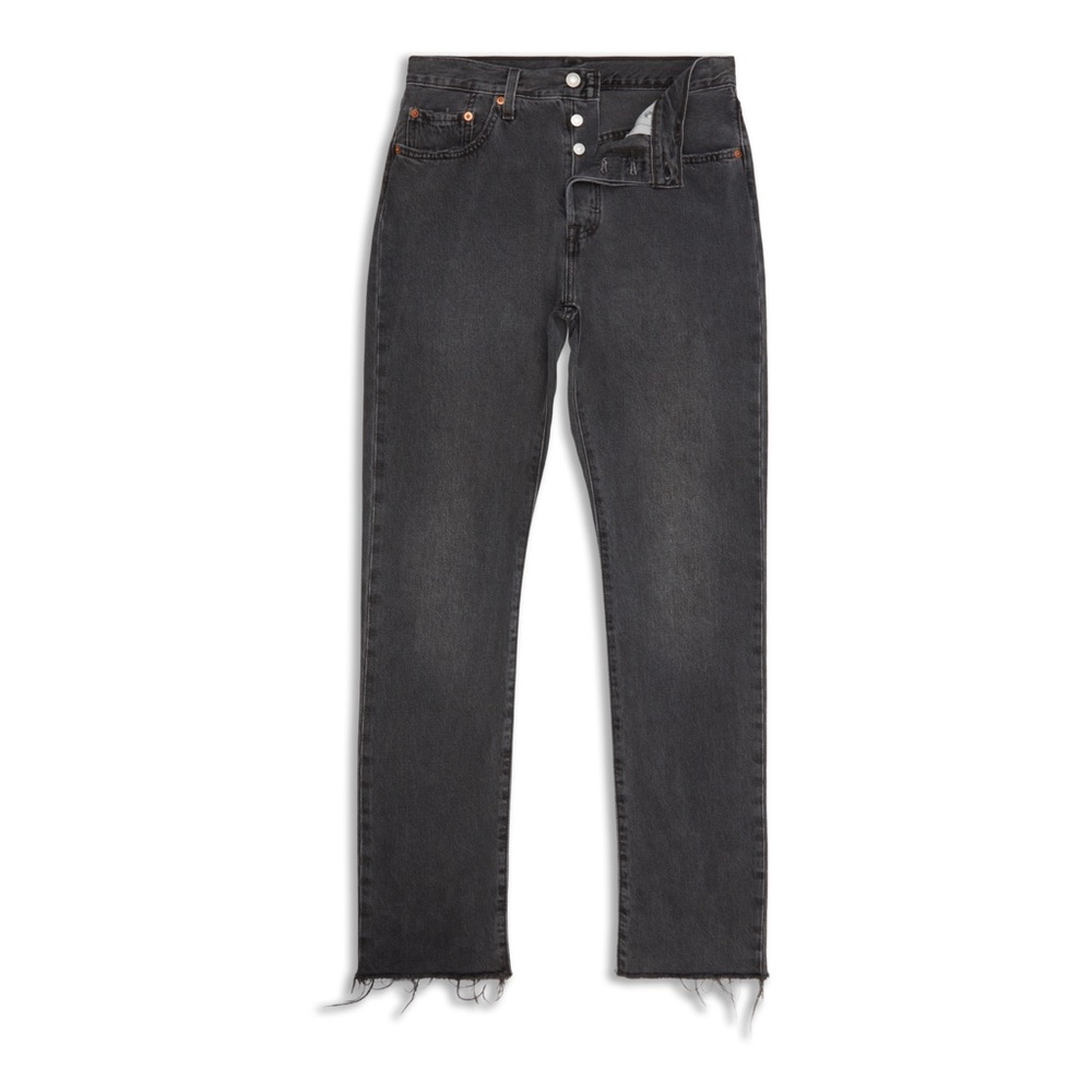 LEVI 501® Cropped Taper Jeans Black- Size 27